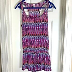 Profile Blush swim romper coverup racerback tank